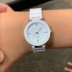 White Anne Klein watch